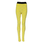 Dolce & Gabbana Yellow Logo Slim Fit Leggings Pants PAN76257-40
