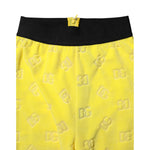 Dolce & Gabbana Yellow Logo Slim Fit Leggings Pants PAN76257-40