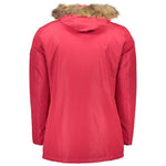 Roberto Cavalli Red Polyester Jacket RO-2101-XL