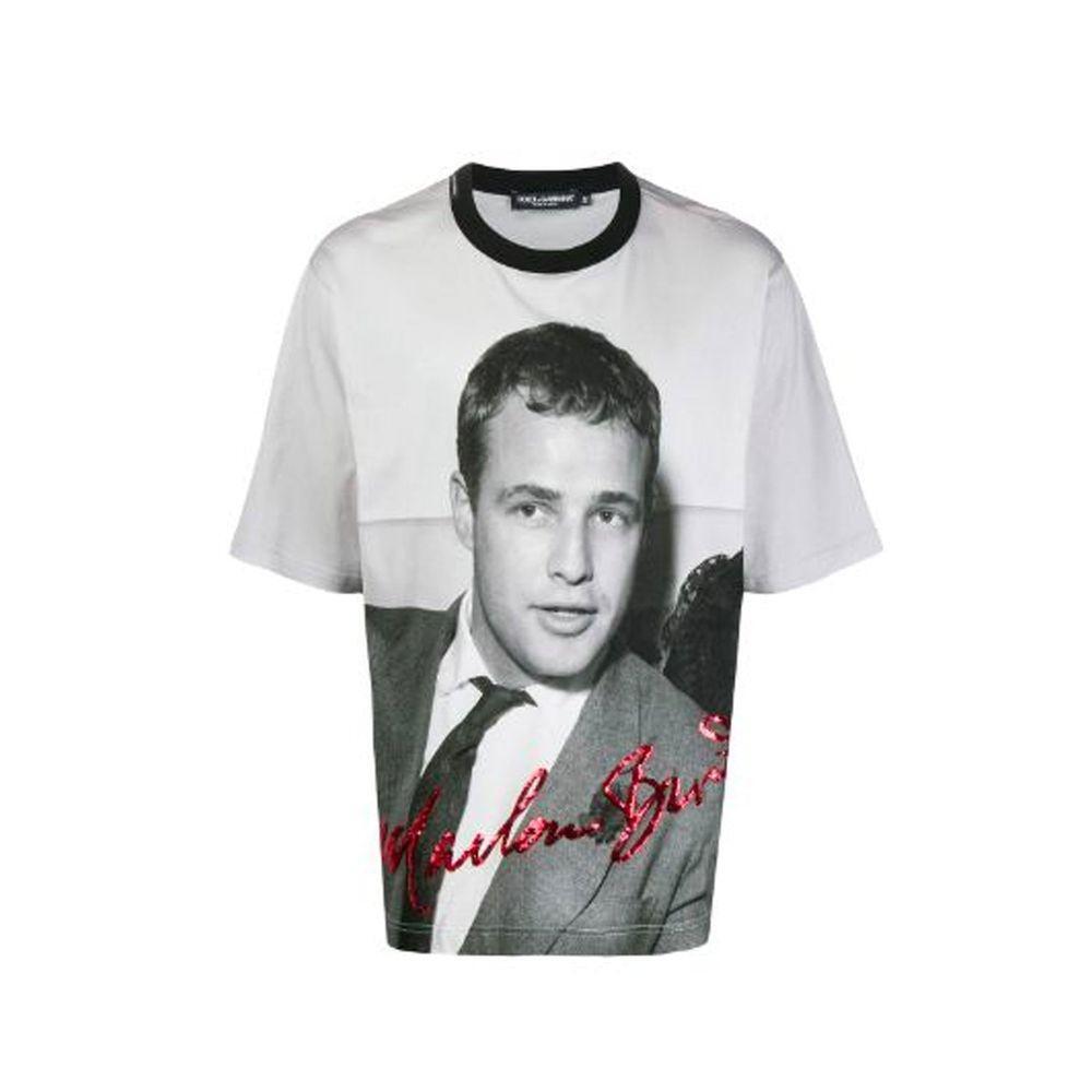 Dolce & Gabbana Marlon Brando T-Shirt DO-8736357286100-S