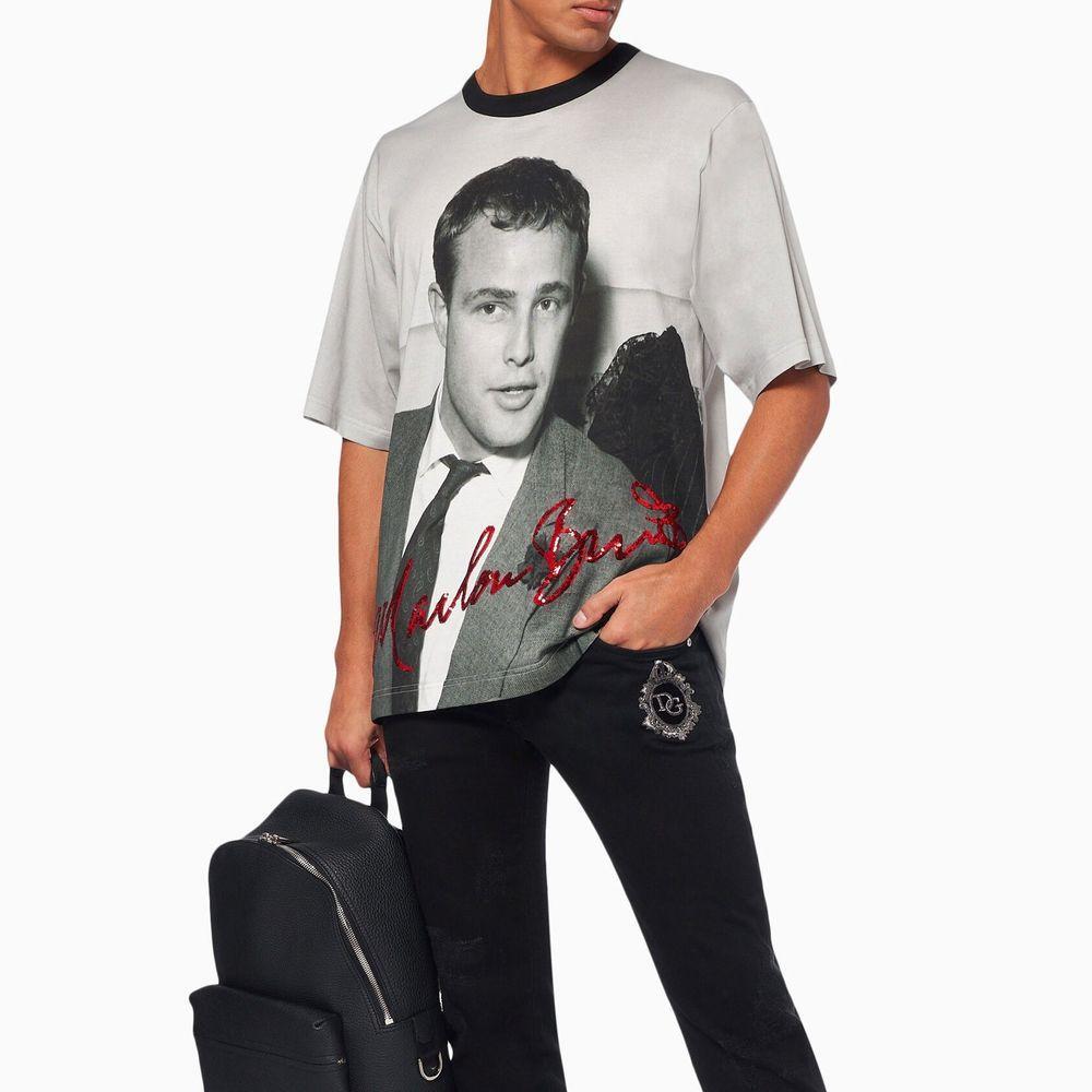 Dolce & Gabbana Marlon Brando T-Shirt DO-8736357286100-S