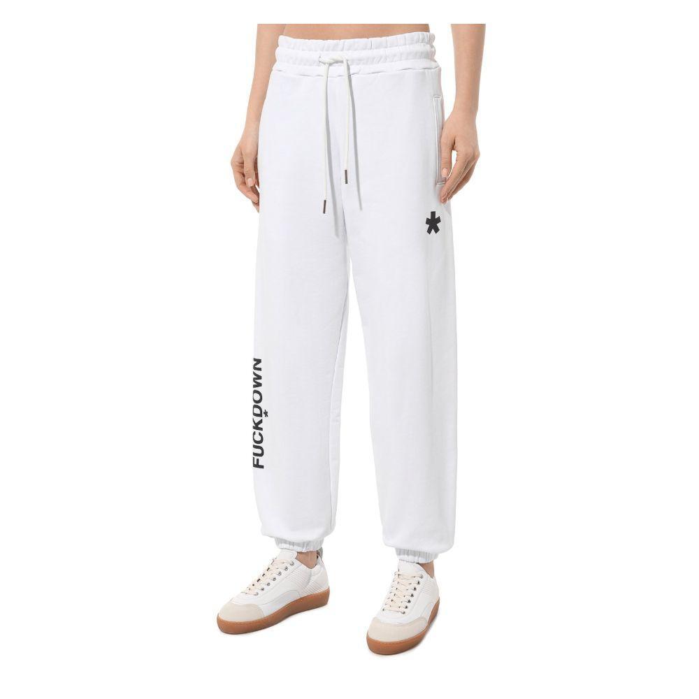 Comme Des Fuckdown White Cotton Jeans & Pant CO-15808-M