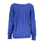 Desigual Blue Polyester Sweater DE-24881-XL