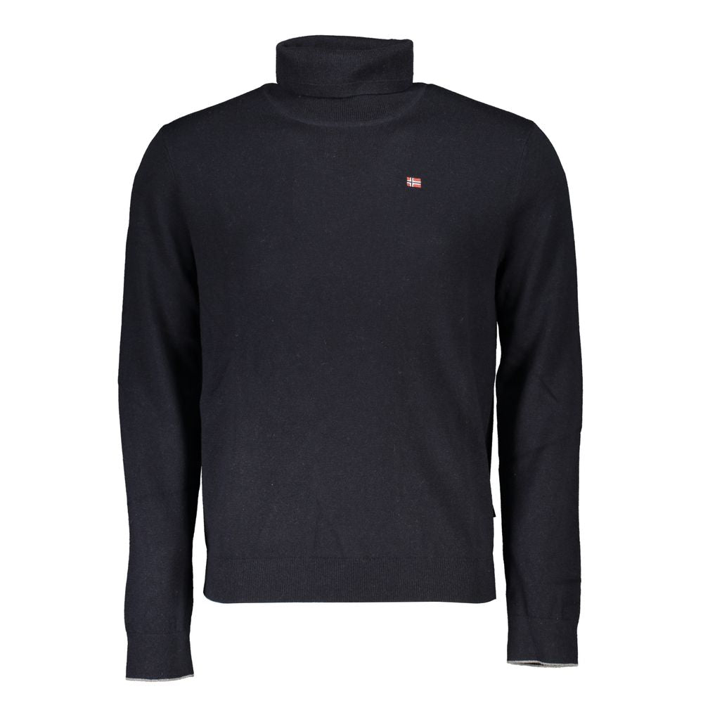 Napapijri Black Fabric Sweater NA-25306-M