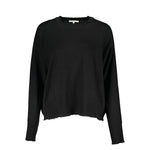 Patrizia Pepe Black Fabric Sweater PA-26487-XS