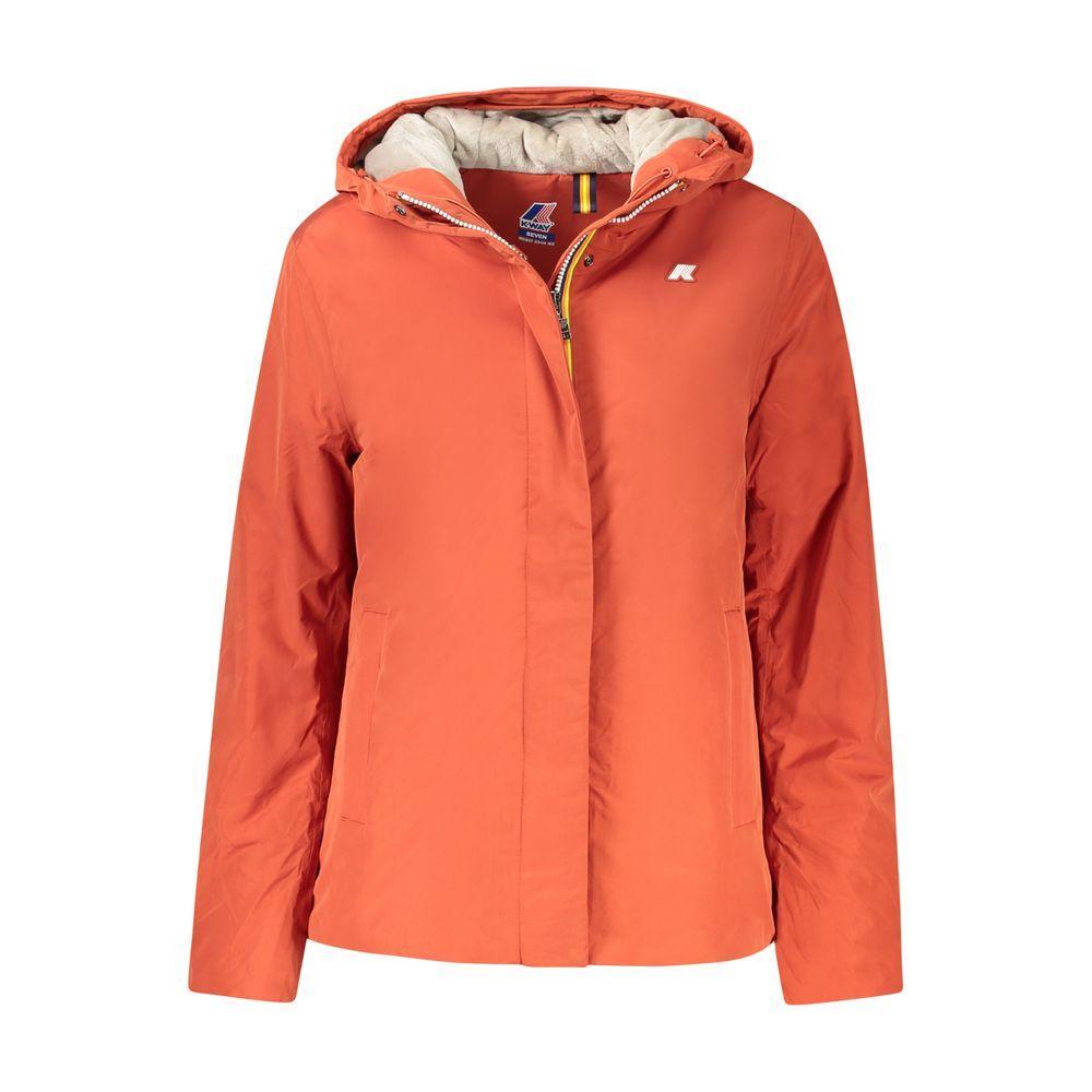 K-WAY Red Polyamide Jackets & Coat KW-34229-S