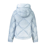 K-WAY Blue Polyester Jackets & Coat KW-34409-S