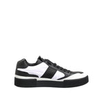 Dolce & Gabbana Black White Leather MIAMI Low Top Sneakers Shoes MV7780-41