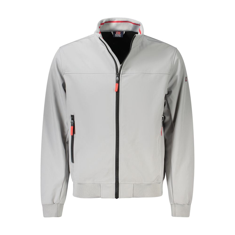 Norway 1963 Gray Polyester Men Jacket NO-39360-3XL