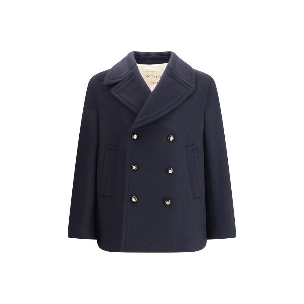 Valentino Double-breasted Coat VA-7V3CJ047AW8FA8-IT46 | S