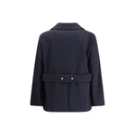 Valentino Double-breasted Coat VA-7V3CJ047AW8FA8-IT46 | S