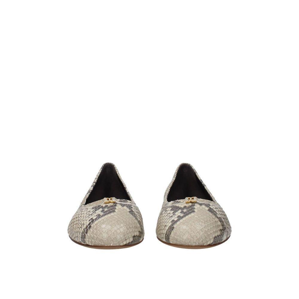 Chloé Chloè Python Marcie Ballerina Flat CH-8803219046612-EU35/US5