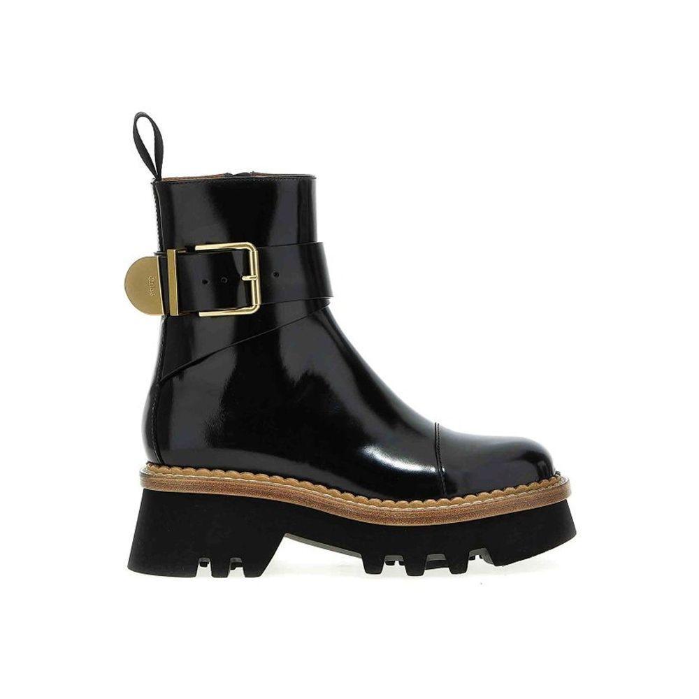 Chloé Owena Leather Boots CH-8735324700884-EU36/US6
