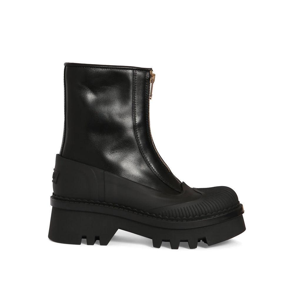 Chloé Raina Leather Boots CH-8735325225172-EU36/US6
