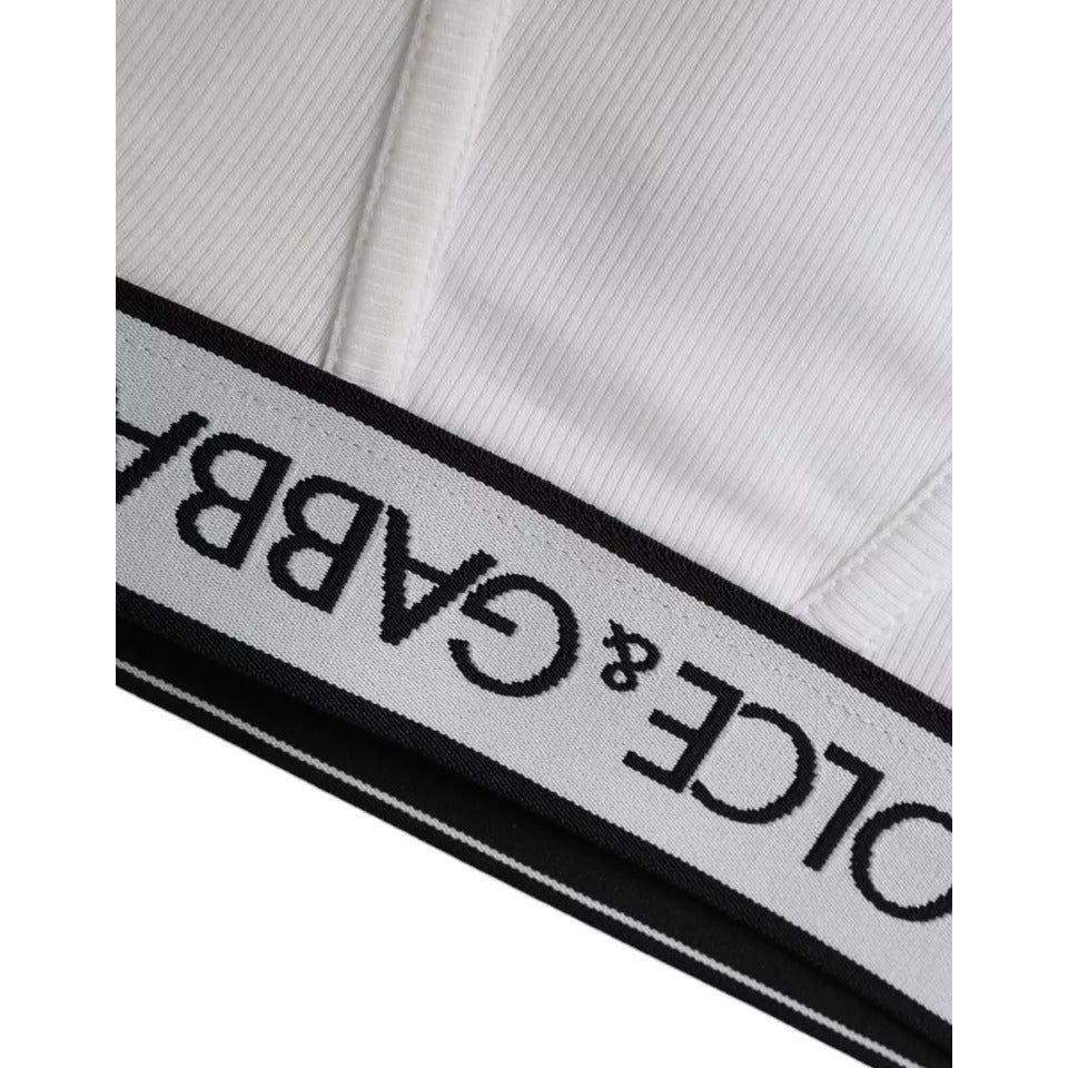 Dolce & Gabbana White Cotton Stretch Branded Logo Underwear BIK1827-2