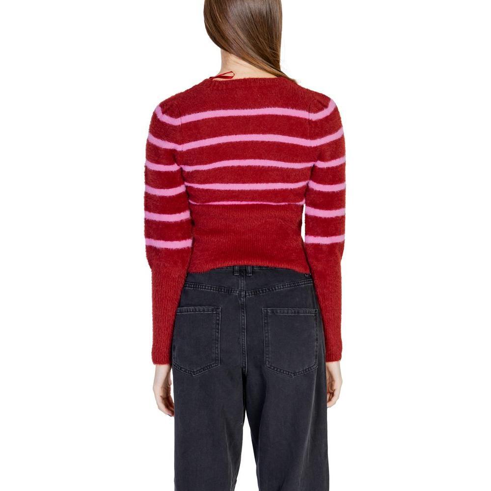 Only Red Nylon Sweater ON-14843200146-IT42|M