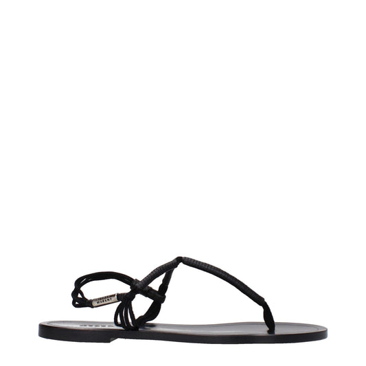 Isabel Marant Black Leather Flip-Flop Sandals 1728,75667636384,Black,EU36/US6,EU38/US8,Flip-Flop Sandals - Sandals - Shoes,Isabel Marant,New with tags,Sandals - Shoes,Shoes,Women