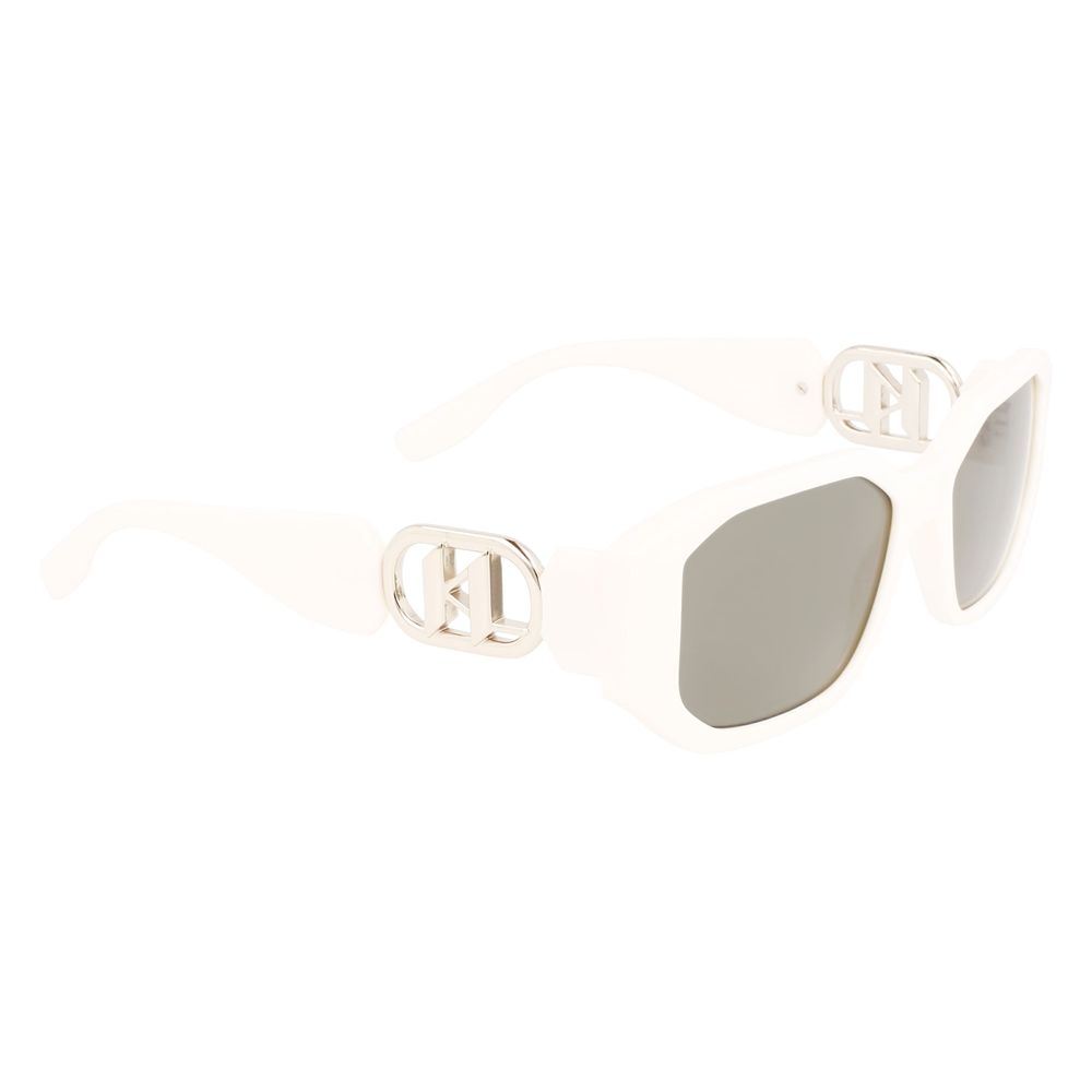 Karl Lagerfeld White Injected Sunglasses 1728,67434610848,Accessories,Glasses and Sunglasses - Accessories,Karl Lagerfeld,New with tags,Sunglasses - Glasses and Sunglasses - Accessories,White,Women