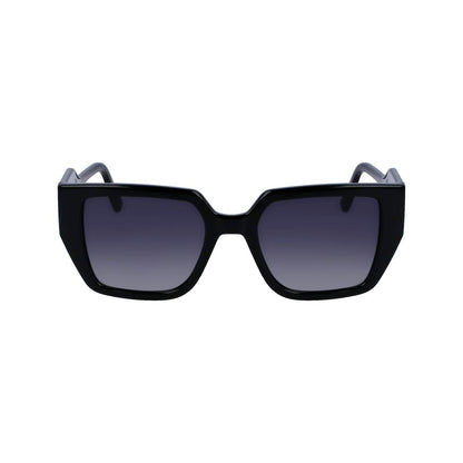 Karl Lagerfeld Black Injected Sunglasses