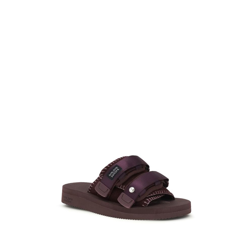 Forte_Forte Black Polyester Sandals