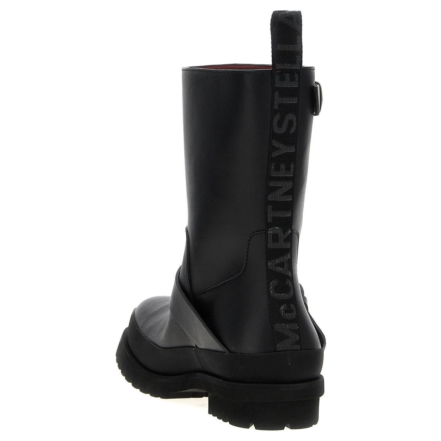 Stella McCartney Black Polyester Ankle Boots