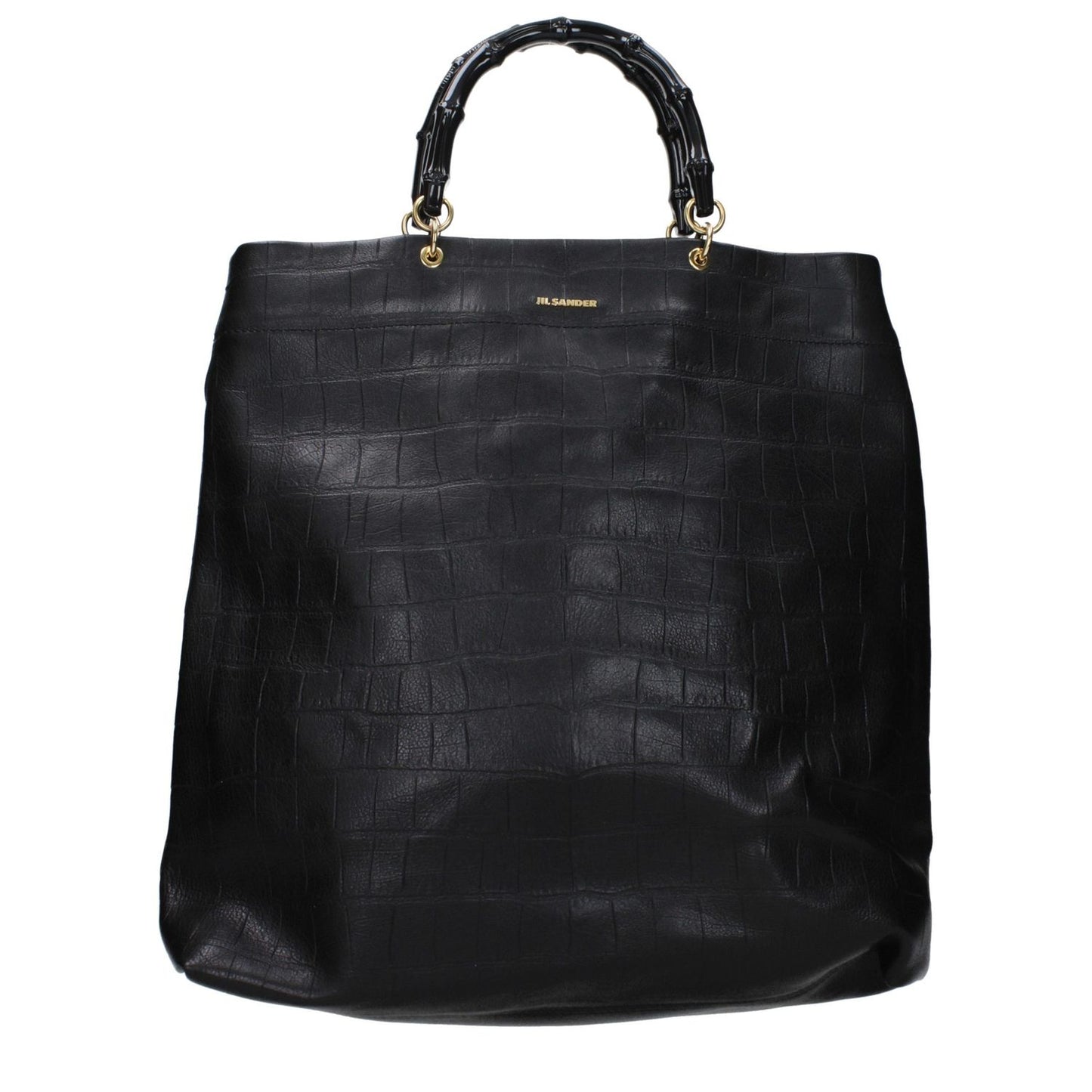 Jil Sander Black Leather Handbag