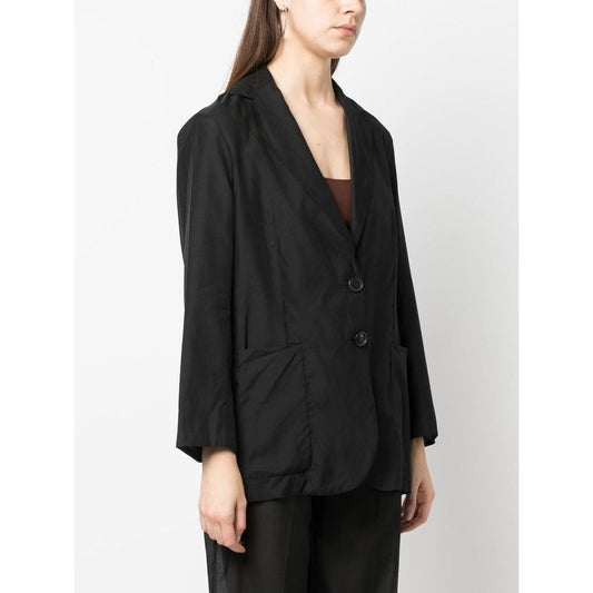 Erika Cavallini Semi-Couture Jackets Black P3SV03DALIAY69
