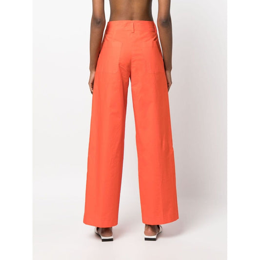 Erika Cavallini Semi-Couture Trousers Red E3SJ02ALBAC45
