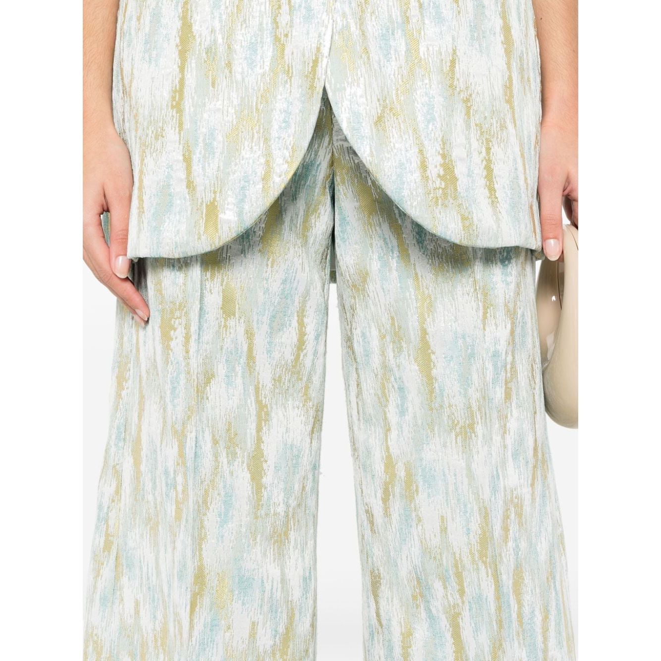 Erika Cavallini Semi-Couture Trousers MultiColour P4SQ02MXLAG