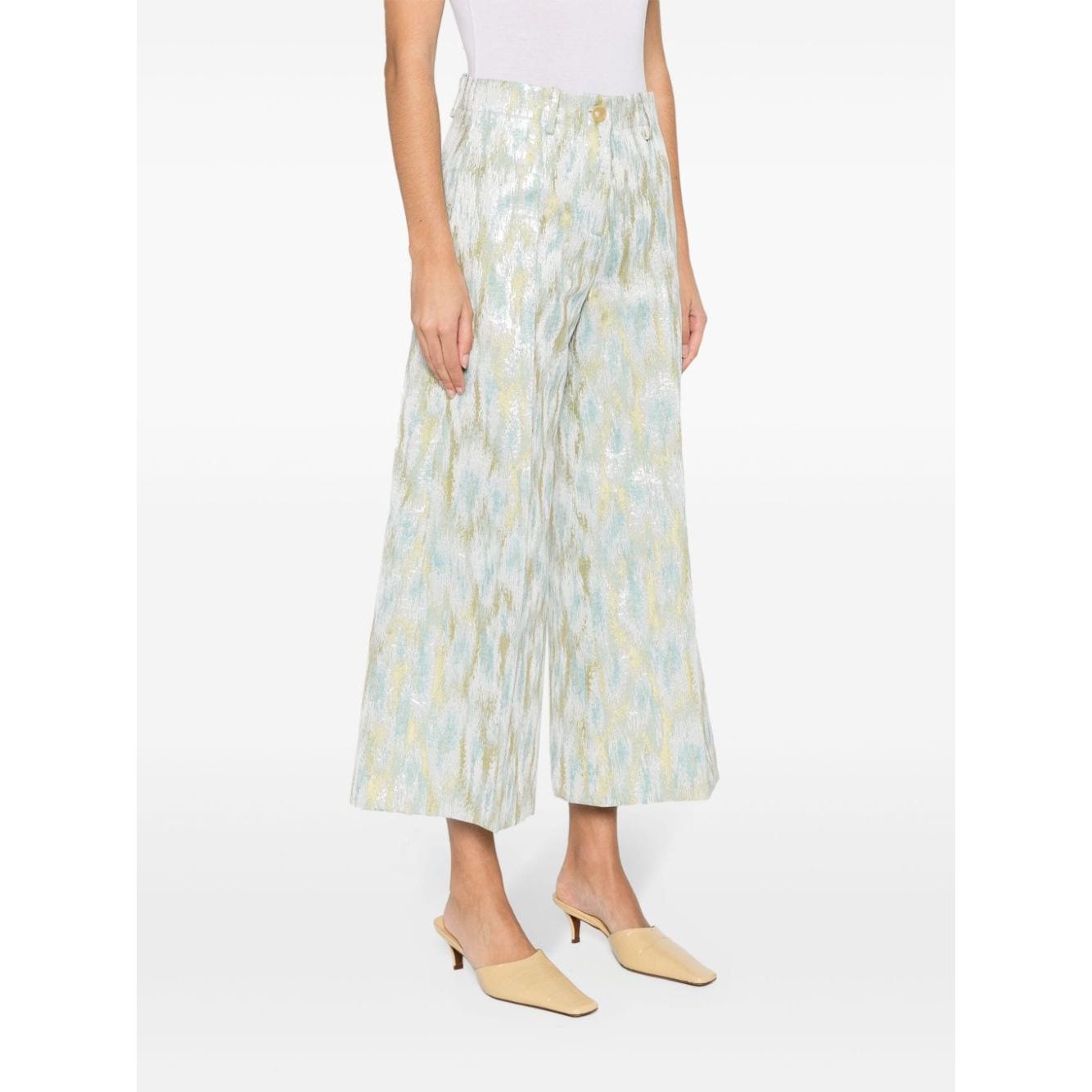 Erika Cavallini Semi-Couture Trousers MultiColour P4SQ02MXLAG