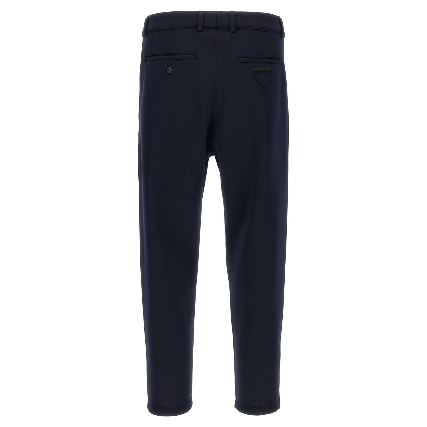 Prada Blue Polyester Casual Pants