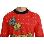 Dolce & Gabbana Red Crystal Pig of the Year Sweater TSH4610-44