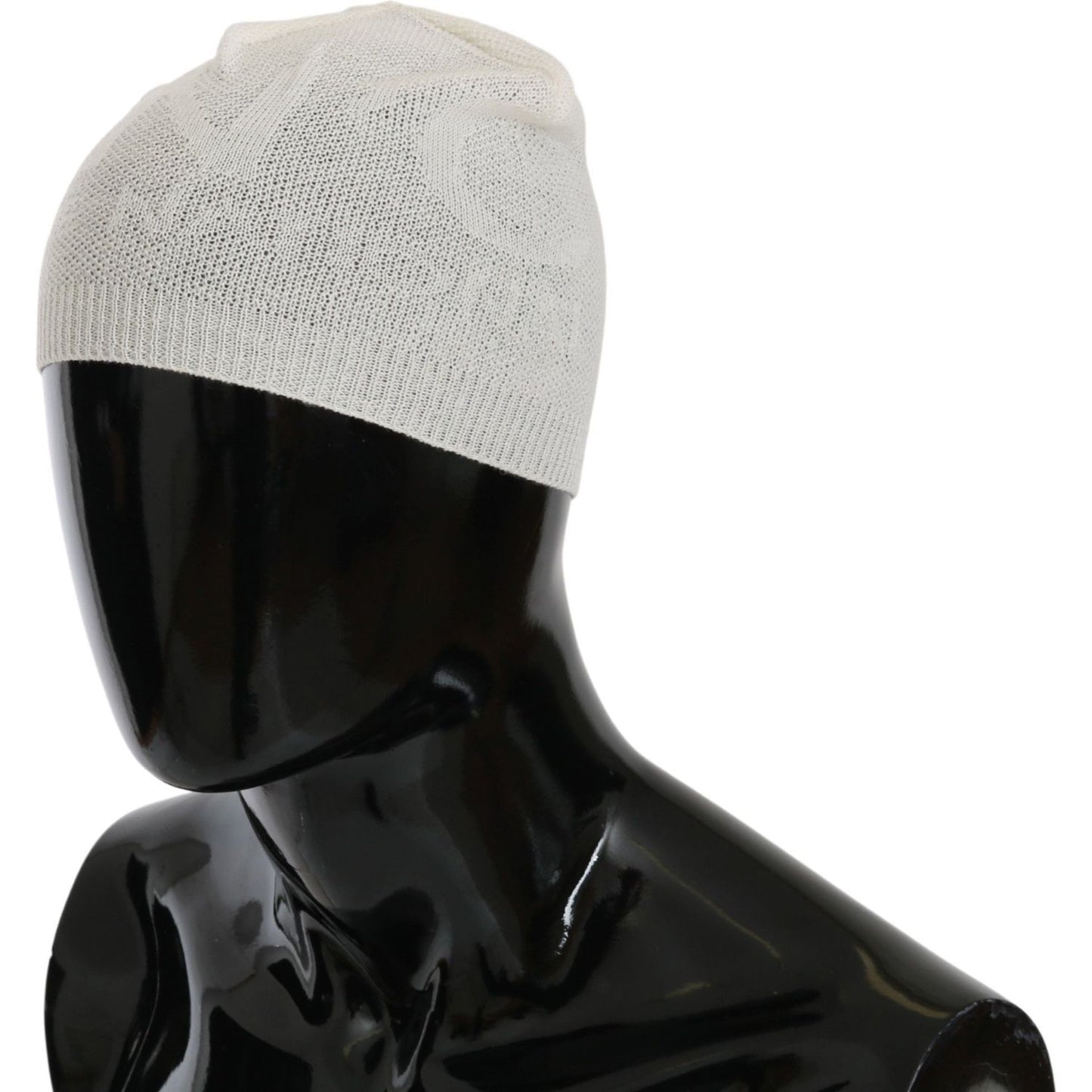 Costume National Beanie White Wool Blend Branded Hat 1728,50% Acrylic,67345645728,Accessories,Beanie - Hats - Accessories,Costume National,Hats & Caps - Men - Accessories,Hats - Accessories,Material: 50% Wool,Men,Men - Accessories,New with tags,White