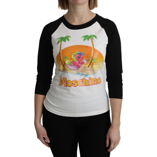 Moschino White Cotton T-shirt My Little Pony Top Tshirt Moschino