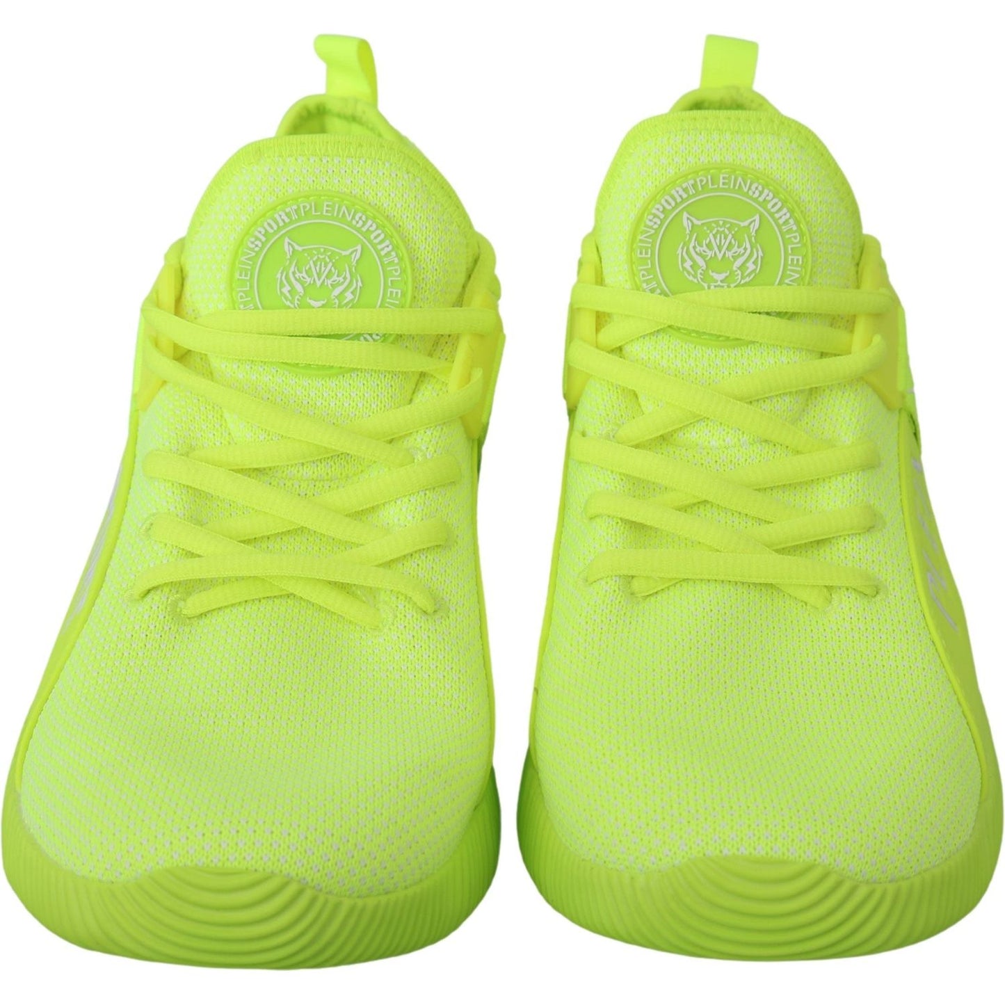 Philipp Plein Green CARTER Logo Hi-Top Sneakers Shoes MV2984-40