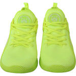 Philipp Plein Green CARTER Logo Hi-Top Sneakers Shoes MV2984-40