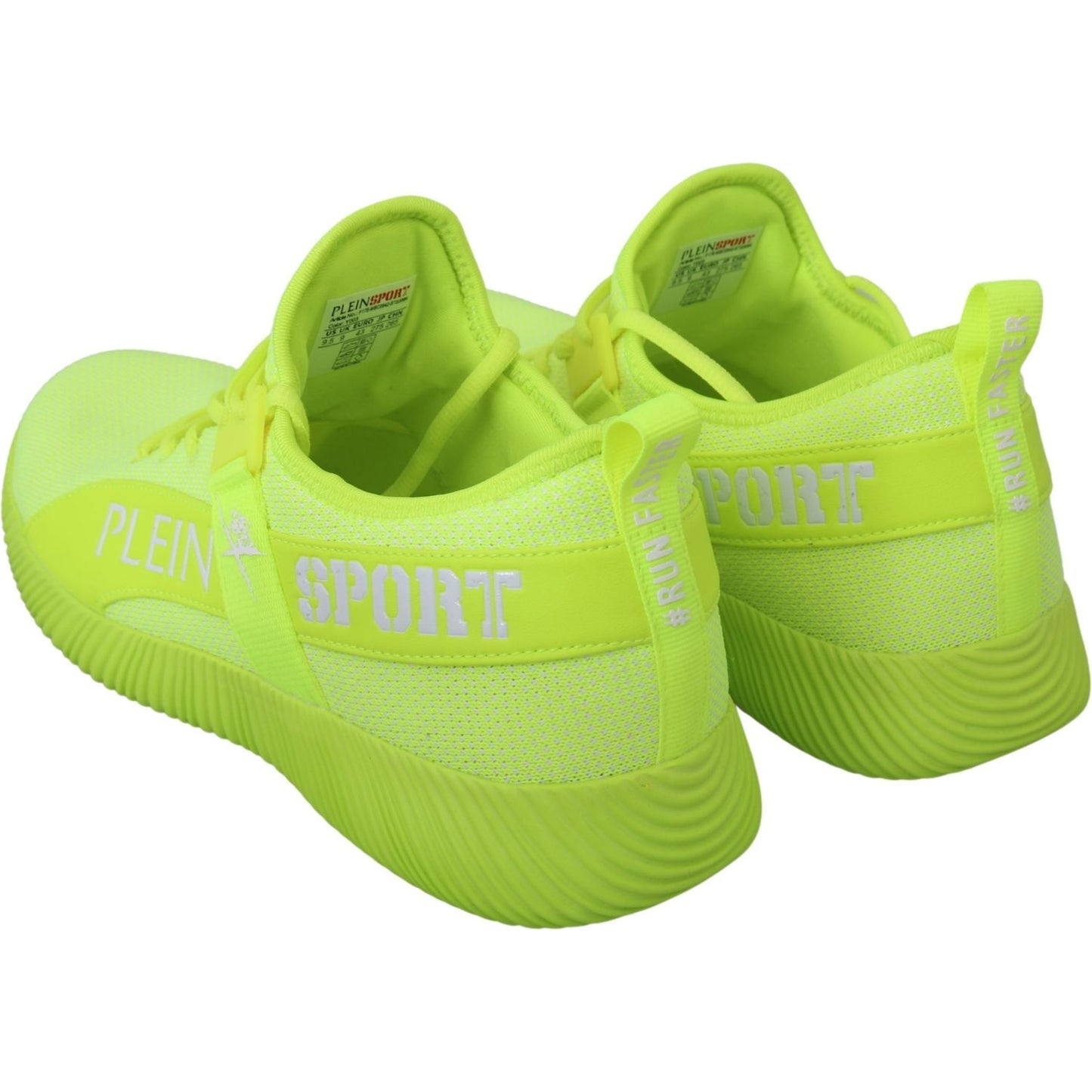 Philipp Plein Green CARTER Logo Hi-Top Sneakers Shoes MV2984-40