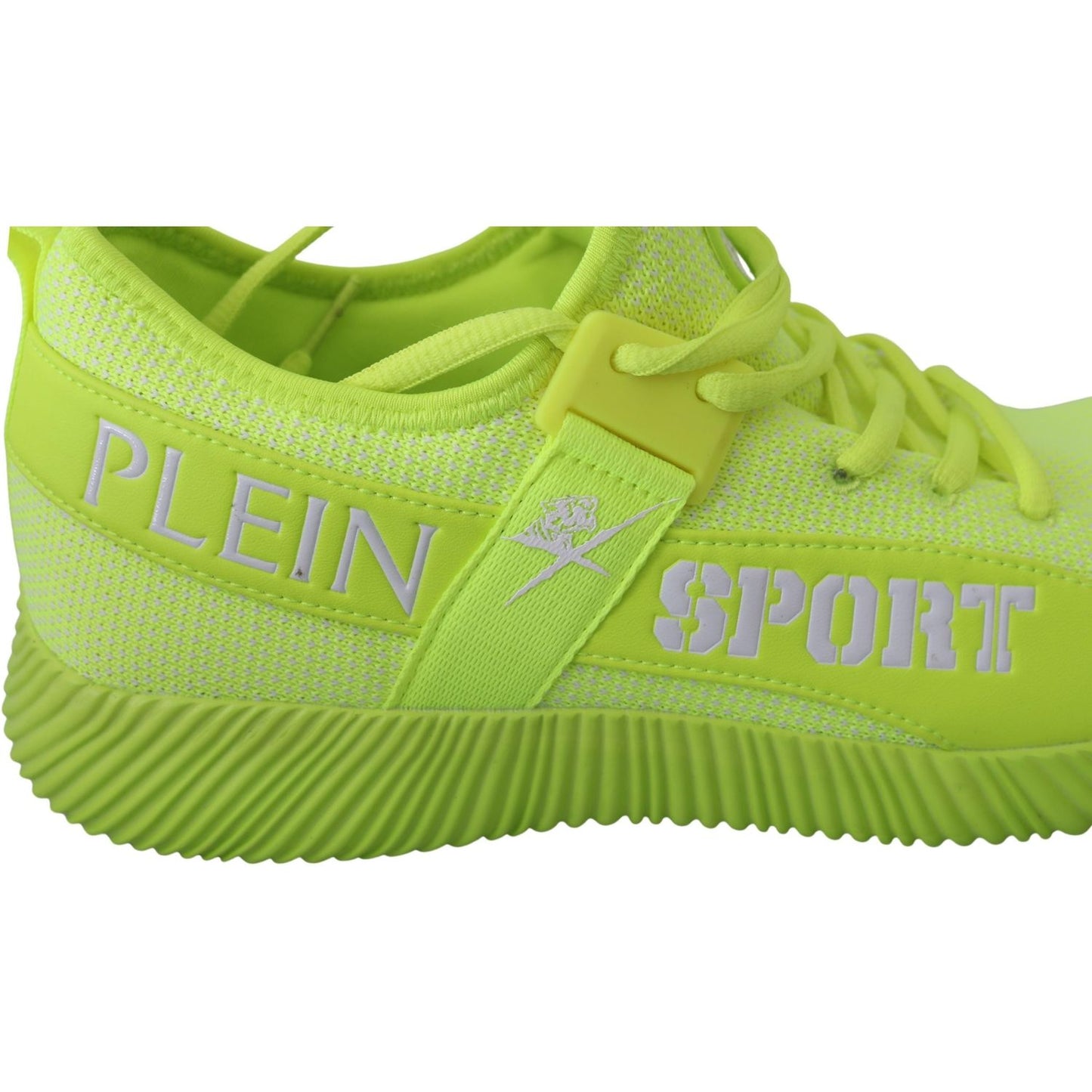 Philipp Plein Green CARTER Logo Hi-Top Sneakers Shoes MV2984-40