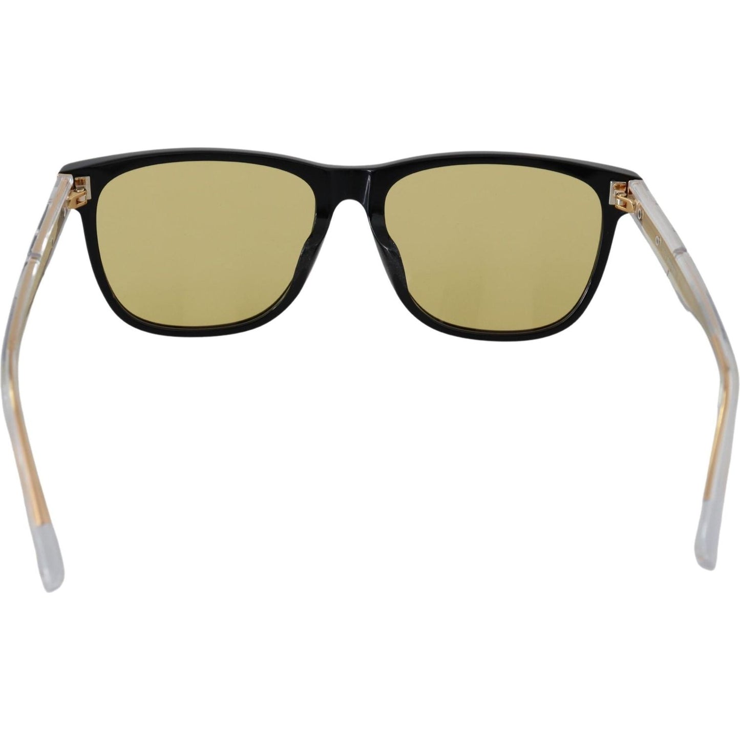 Diesel Black Frame DL0330-D 01E 57 Yellow Transparent Lenses Sunglasses Diesel