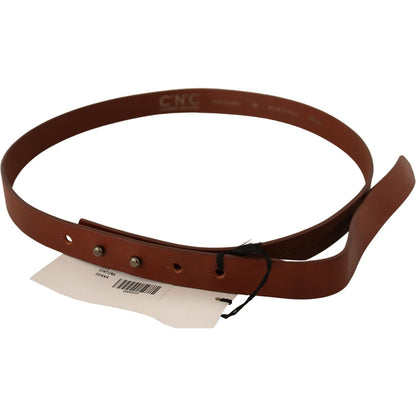 Costume National Brown Leather Silver Fastening Belt 1728,67345645728,85 cm / 34 Inches,Accessories,Belts - Accessories,Belts - Women - Accessories,Brown,Costume National,Material: Leather,New with tags,Regular Belts - Belts - Accessories,Women,Women - Ac