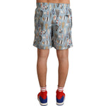 Dolce & Gabbana Blue Seashell Beachwear Swimwear Shorts BIK1493 -IT3
