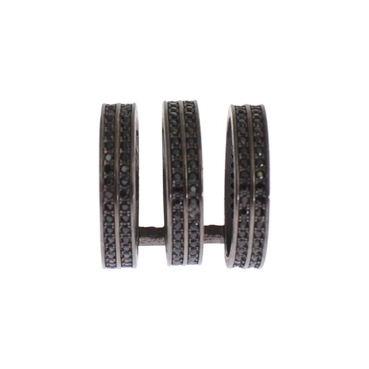 Nialaya Black CZ Rhodium 925 Silver Ring1728,67345645728,Accessories,Black,black CZ Crystals,Category - Jewellery,EU50 | US5,Jewellery - Accessories,Jewelry,Material: Rhodium 925 Sterling Silver,Men,New with tags,Nialaya,Rings - Jewellery - Accessories,Ri