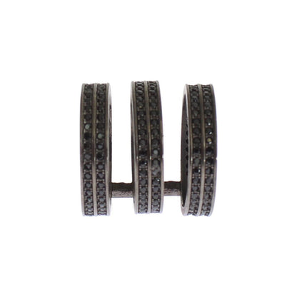 Nialaya Black CZ Rhodium 925 Silver Ring1728,67345645728,Accessories,Black,black CZ Crystals,Category - Jewellery,EU50 | US5,Jewellery - Accessories,Jewelry,Material: Rhodium 925 Sterling Silver,Men,New with tags,Nialaya,Rings - Jewellery - Accessories,Ri