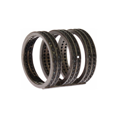 Nialaya Black CZ Rhodium 925 Silver Ring1728,67345645728,Accessories,Black,black CZ Crystals,Category - Jewellery,EU50 | US5,Jewellery - Accessories,Jewelry,Material: Rhodium 925 Sterling Silver,Men,New with tags,Nialaya,Rings - Jewellery - Accessories,Ri