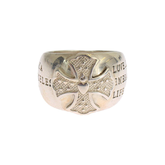 Nialaya Silver Cross Womens 925 Sterling Ring 1728,67345645728,Accessories,Category - Jewellery,EU50 | US5,Jewellery - Accessories,Jewelry,Material: 925 Sterling Silver,Men,New with tags,Nialaya,Rings - Jewellery - Accessories,Rings - Women - Jewelry,Silv