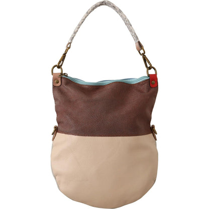 EBARRITO Multicolor Genuine Leather Shoulder Tote Women Handbag EBARRITO