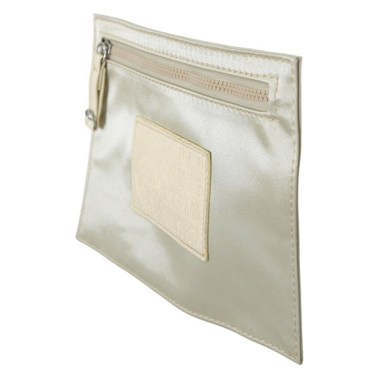 WAYFARER White Zippered Coin Holder Wallet VAS9133