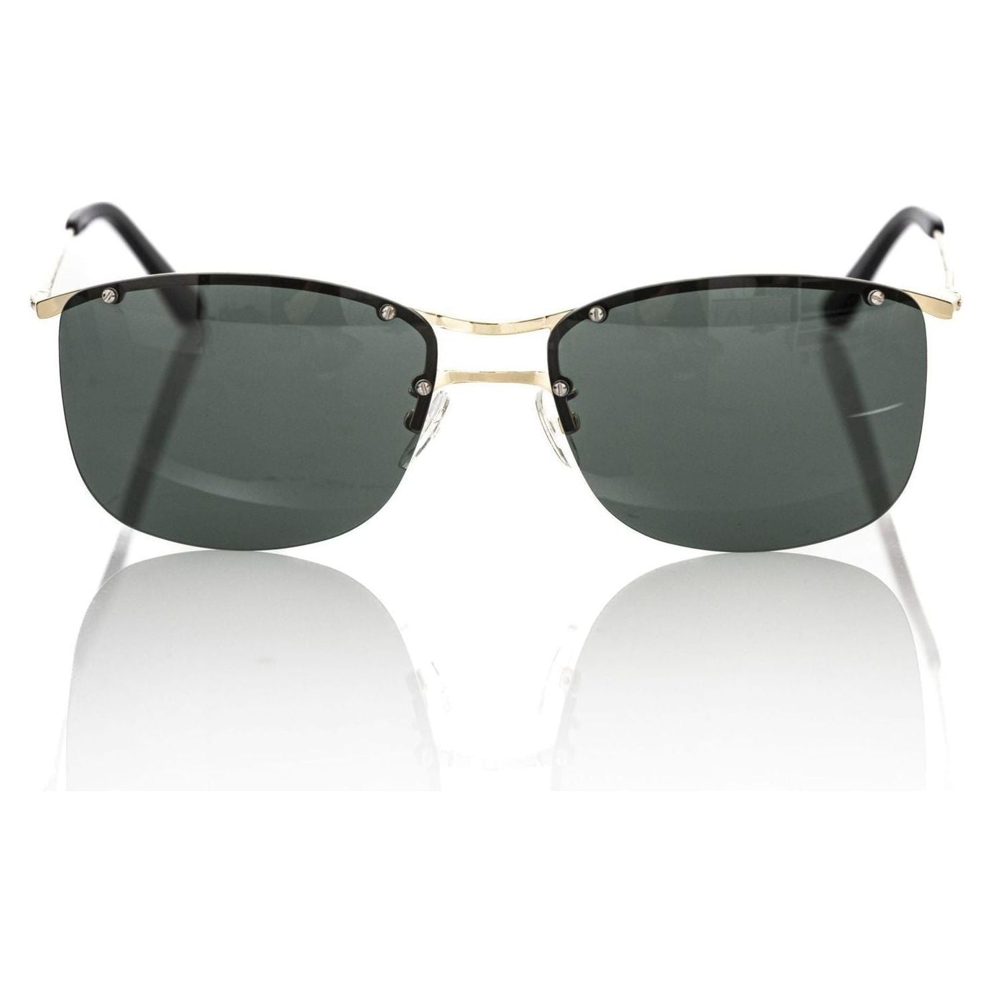 Frankie Morello Black Metallic Fibre Men Sunglasses 1728,67345744032,Accessories,Black,Frankie Morello,Glasses and Sunglasses - Accessories,Men,New with tags,Sunglasses,Sunglasses - Glasses and Sunglasses - Accessories,Sunglasses for Men - Sunglasses