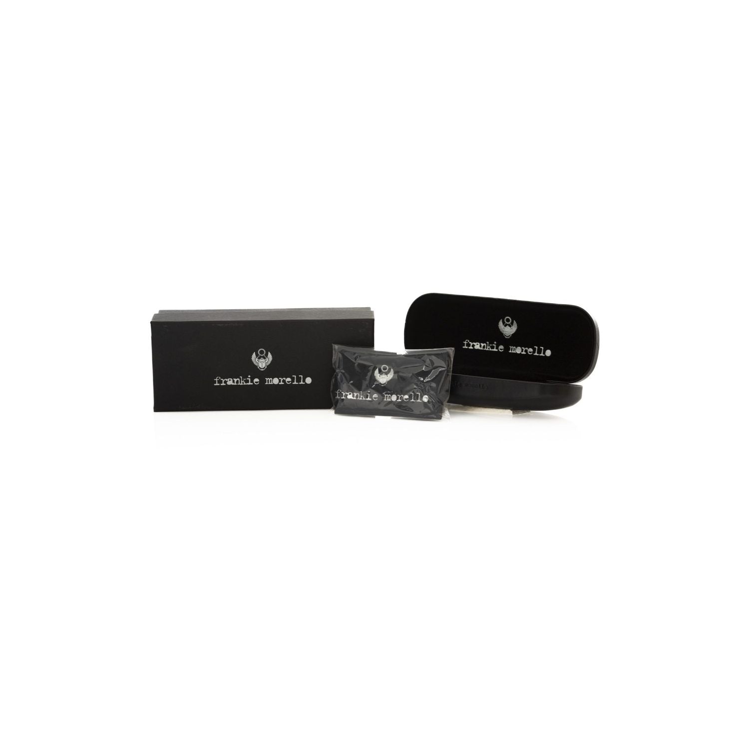 Frankie Morello Brown Metallic Fibre Men Sunglass