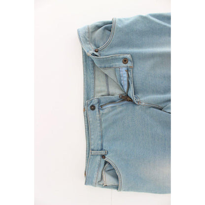 Ermanno Scervino Blue Capri Pants Cropped Jeans